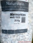 Dränagerohr Regenwasser Sickerschacht - Marmorkies 25 kg von Toom